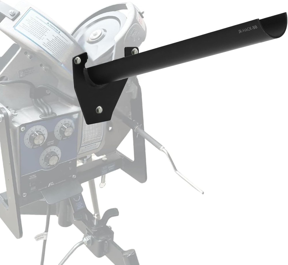 Extended Pitching Machine Chute Compatible with Junior Hack Attack Baseball