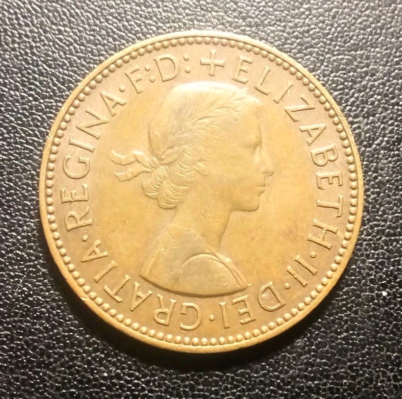 1965 Great Britain Half Penny