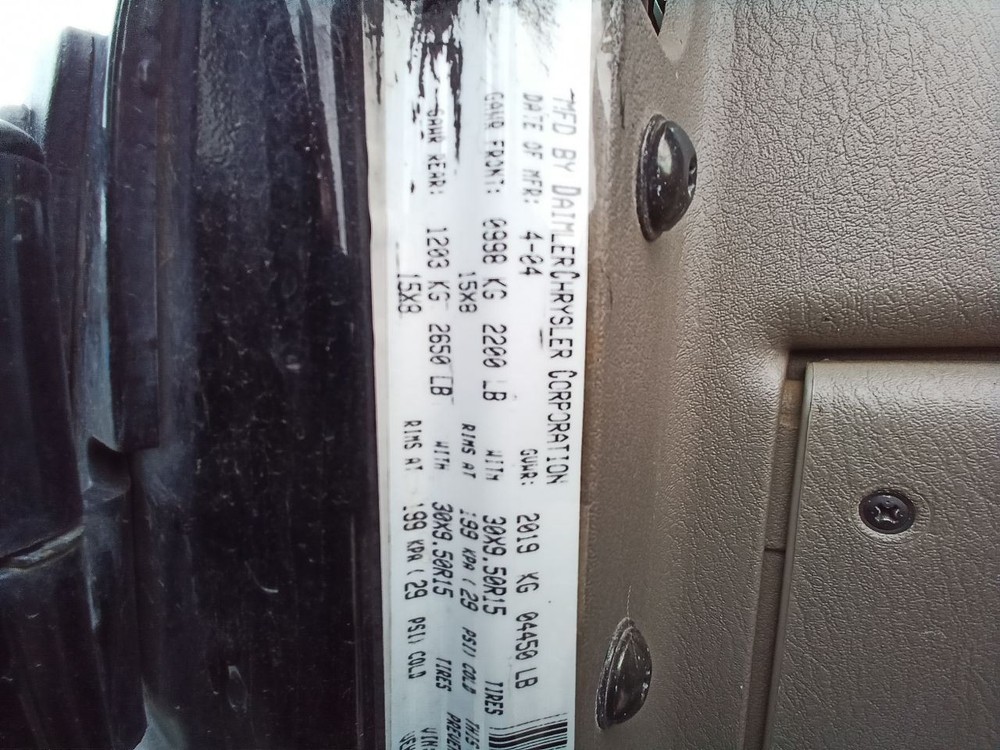 2004 WRANGLER Jack 12825382
