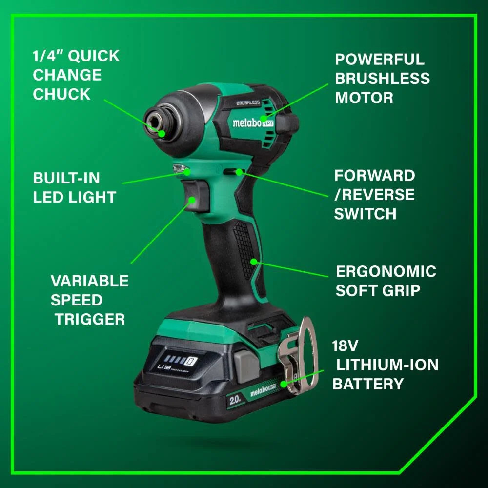 Metabo Hpt 18V Multivolt 4-Tool Combo Kit