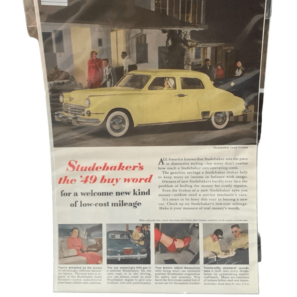 Vintage 1949 Studebaker The 49 Buy Word Ad Advertisement