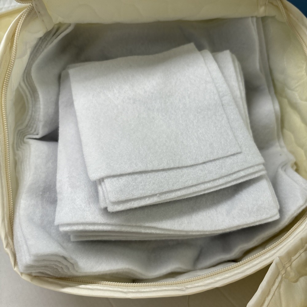 QUILTED STORAGE CASES DISH AND DIVIDER STARTER SET 6PC + Bonus Blanket Case