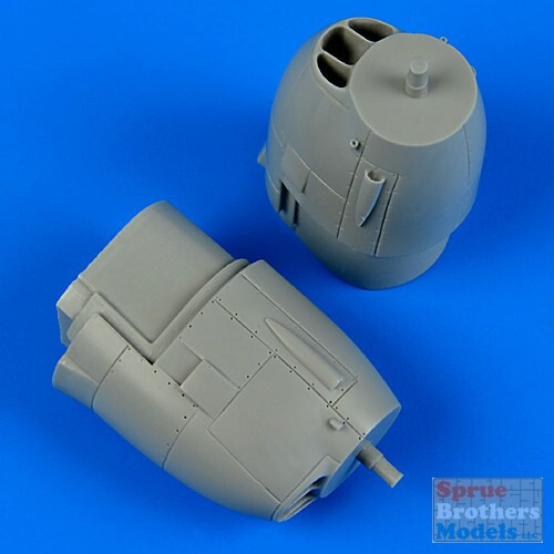 QBT72418 1:72 Quickboost P-38 Lightning Correct Engine Covers (ACA kit)