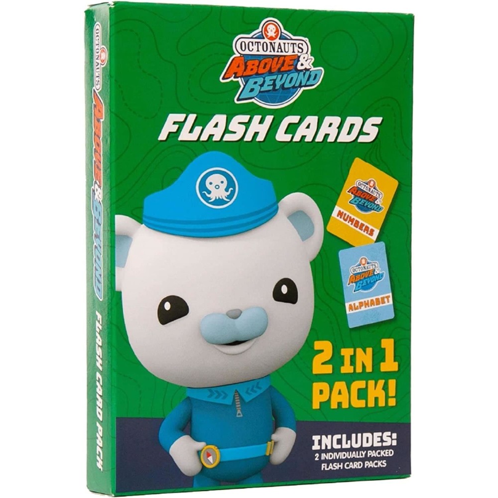 Octonauts Kids Alphabet & Numbers Flash Cards Teach ABC 123's Learning Game