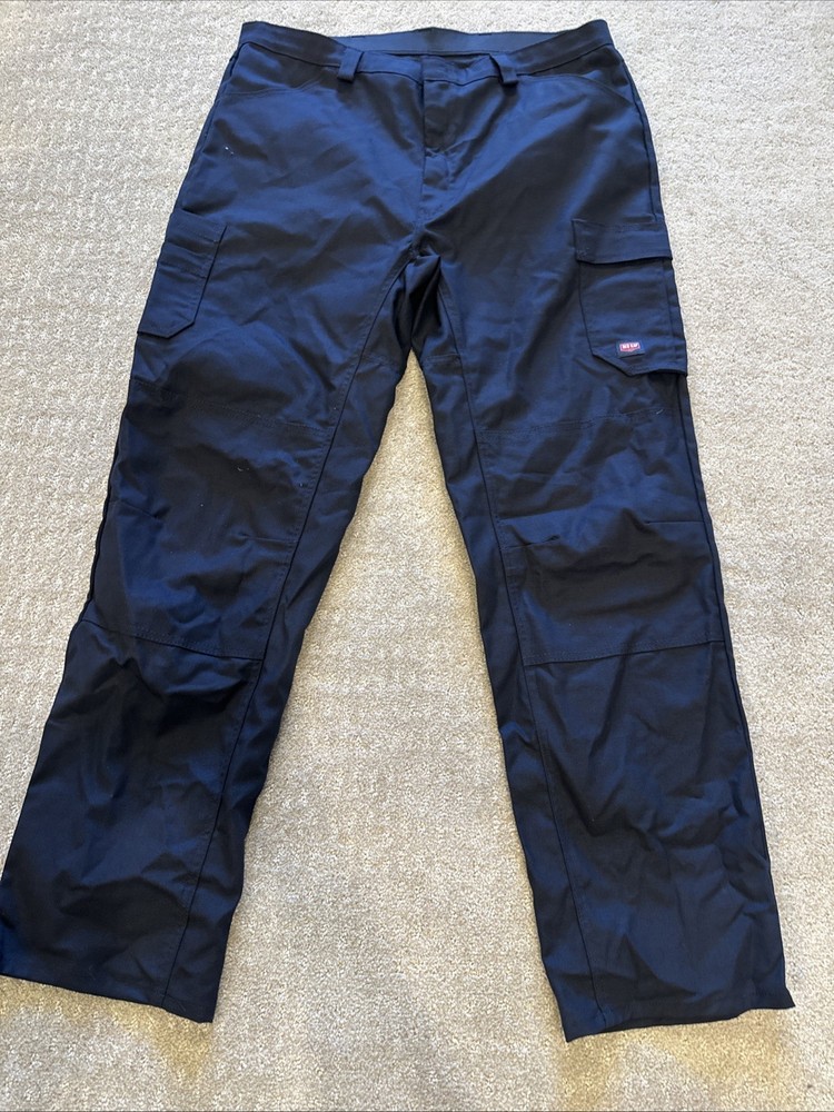 Red Kap Cargo Work Pants PT2ANV3 Size 42x34 Navy