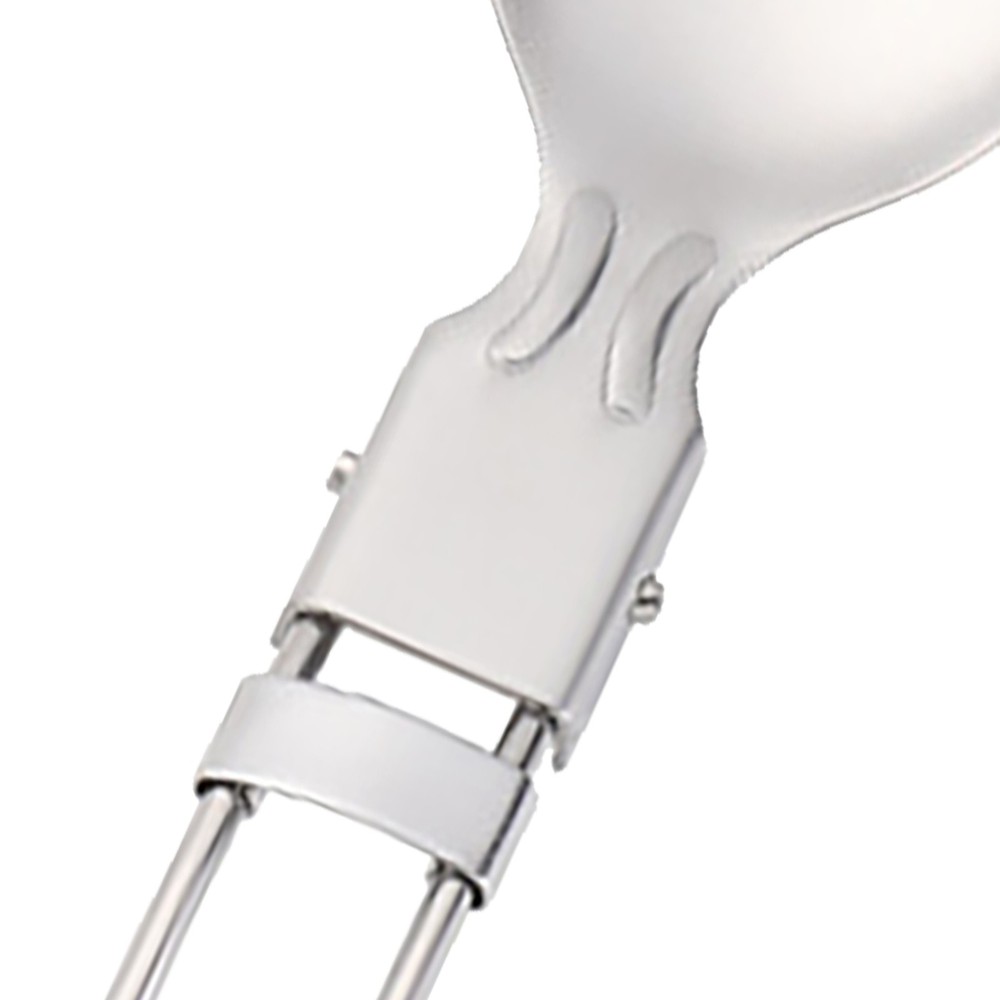 304 Stainless Steel Camping Utensil Foldable Spoon