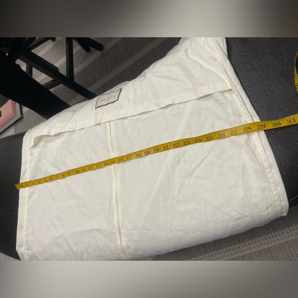 Authentic Gucci cotton garment bag