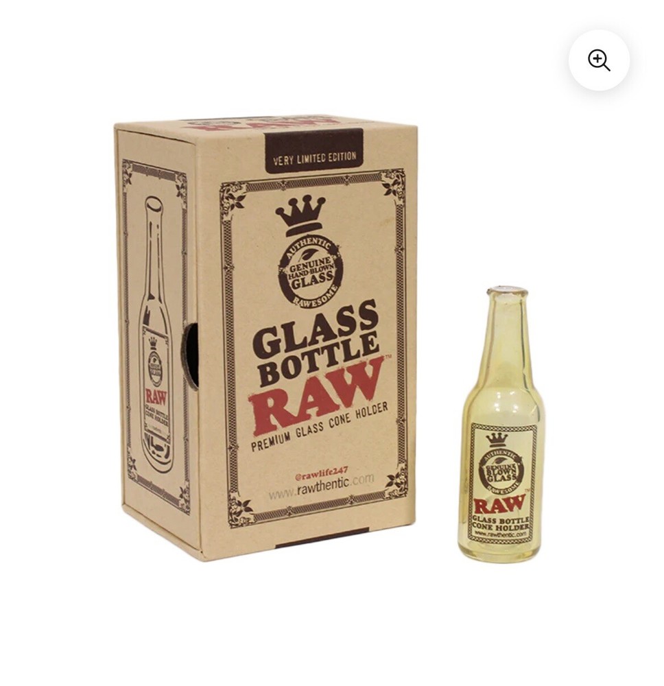 NEW Raw Glass Bottle Cone Holder Premium +raw Phoenix lighter+Extendo Lighter