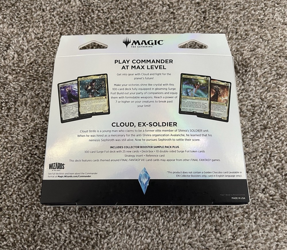 Magic The Gathering Final Fantasy Collector’s Edition Commander Deck Limit Break