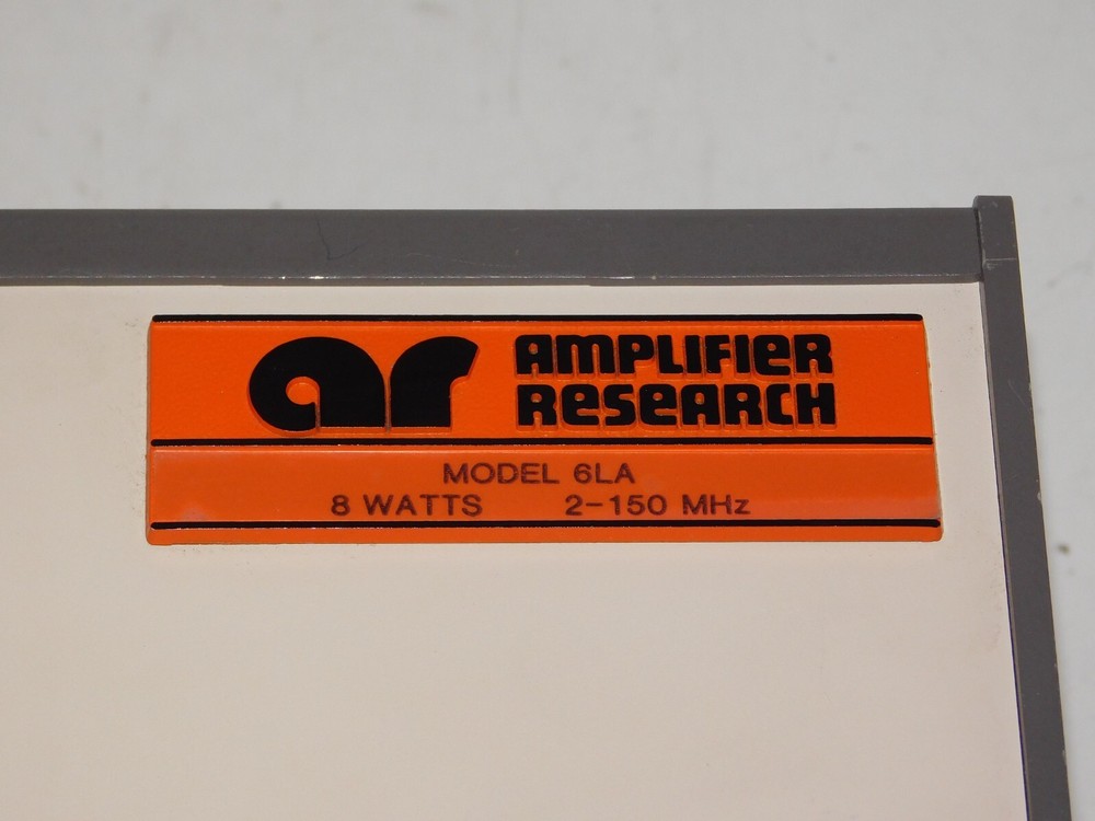 Amplifier Research 6LA RF Amplifier 8 Watts 2-150MHz Input Output System AR Unit