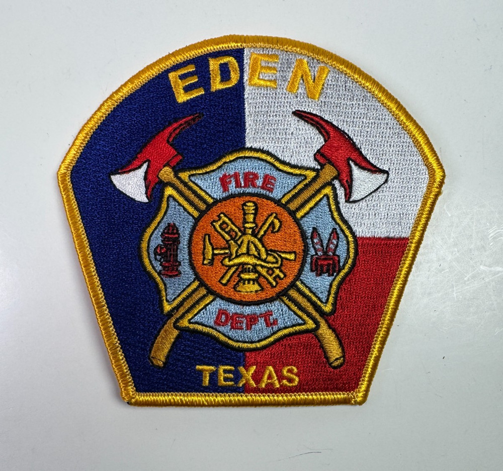 Eden Fire Texas TX Patch N1