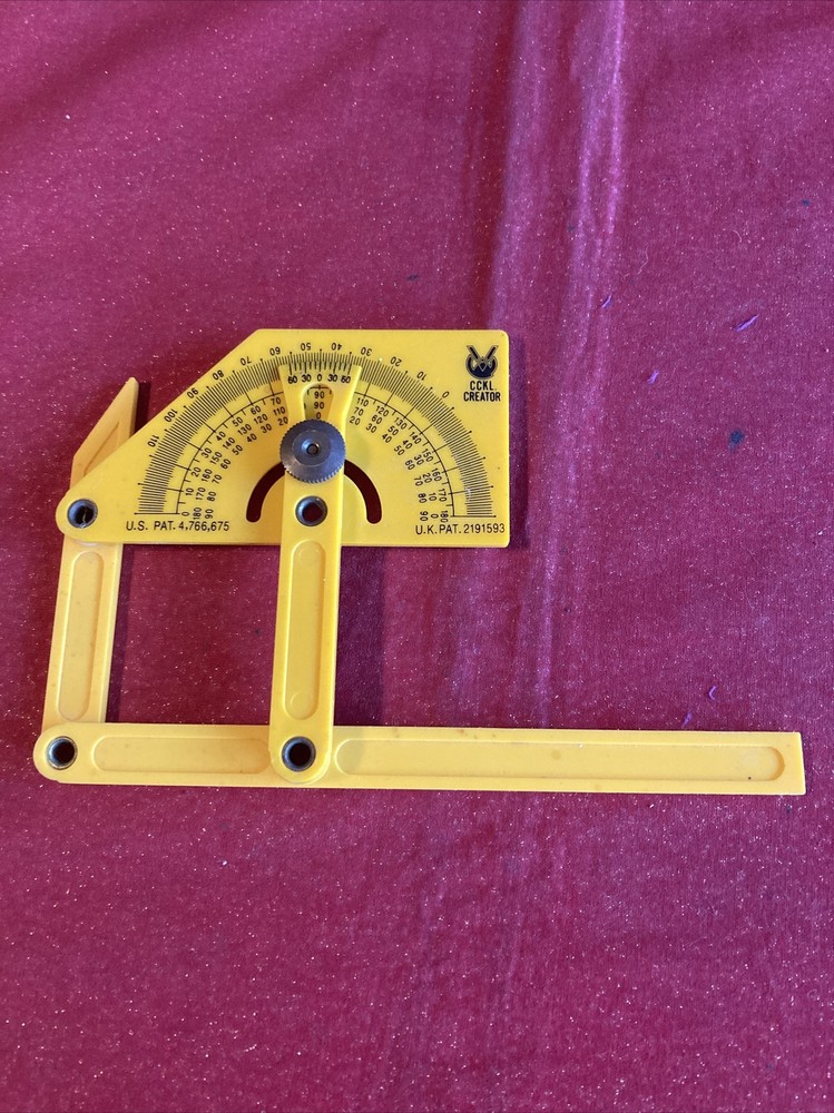 CCKL Creator Yellow Protractor
