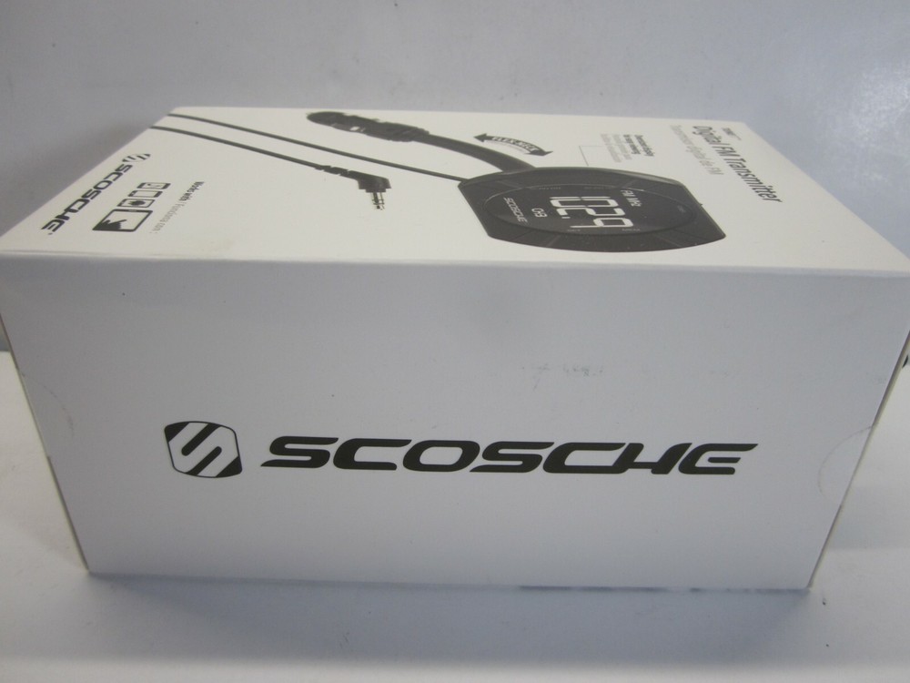 Scosche Digital FM Transmitter w/ Back Lit Display & Flex-Neck (New Sealed)