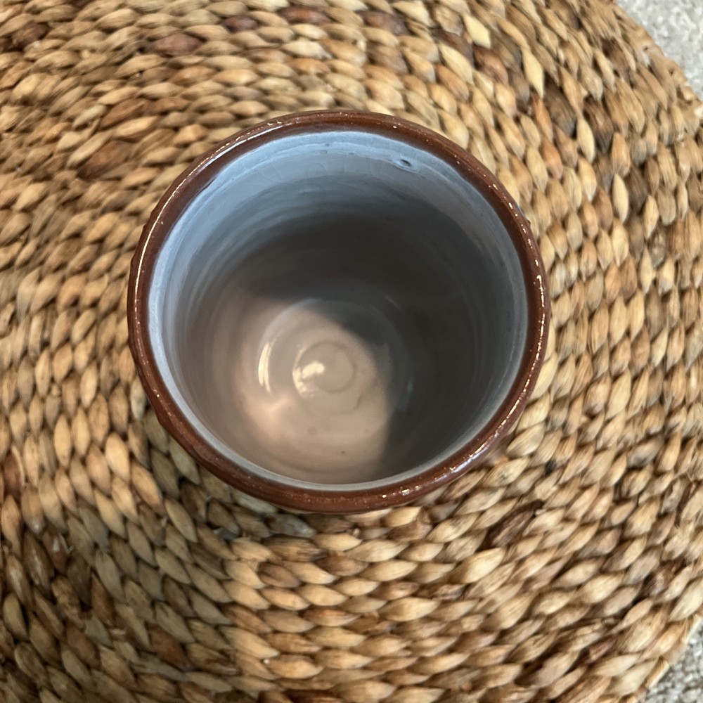 Pottery Ceramic Kitchen Ware Drinking Pitcher Decor Vintage Glassware Accents