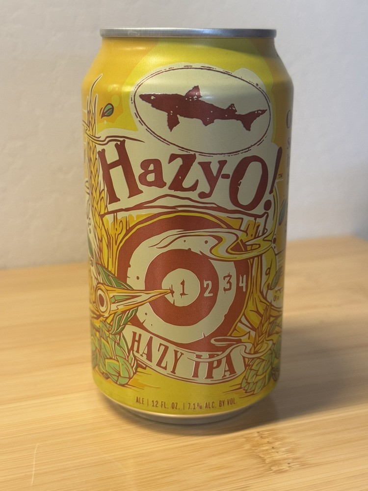 Dogfish Head Hazy-O Hazy IPA - Empty Beer Can Bottom Opened