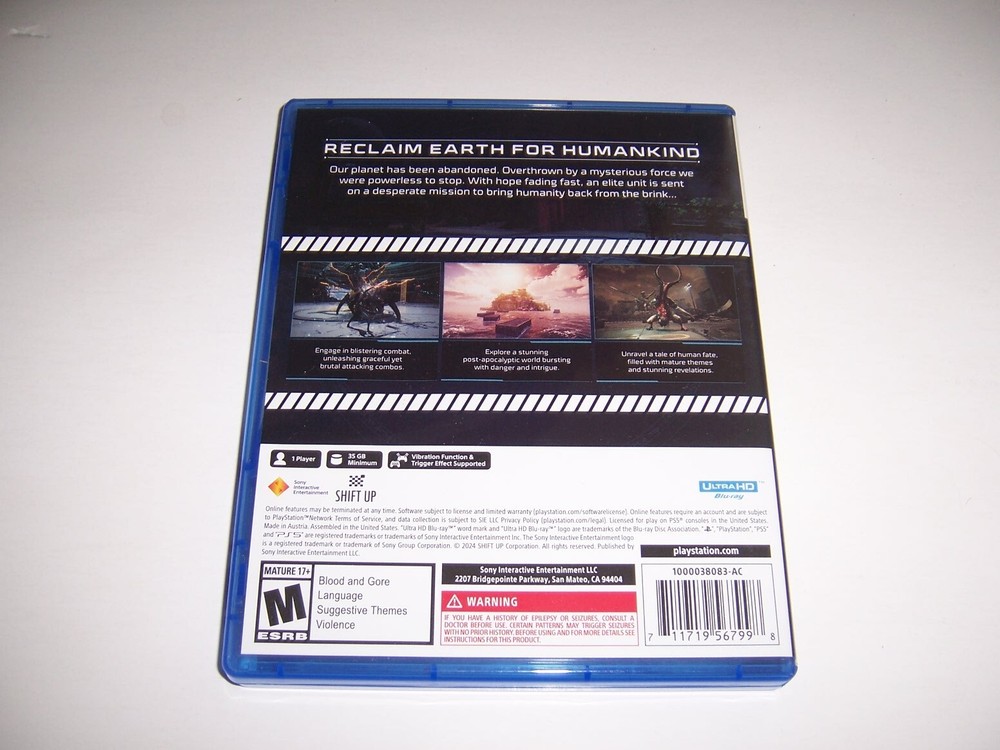 Replacement Box Case Only for Stellar Blade PlayStation 5 PS5 AUTHENTIC