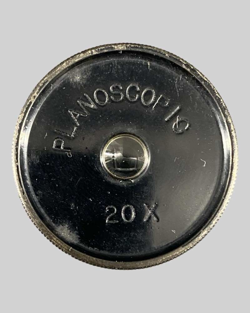 Vintage Planoscopic 20x Microscope Eyepiece Ocular Lens