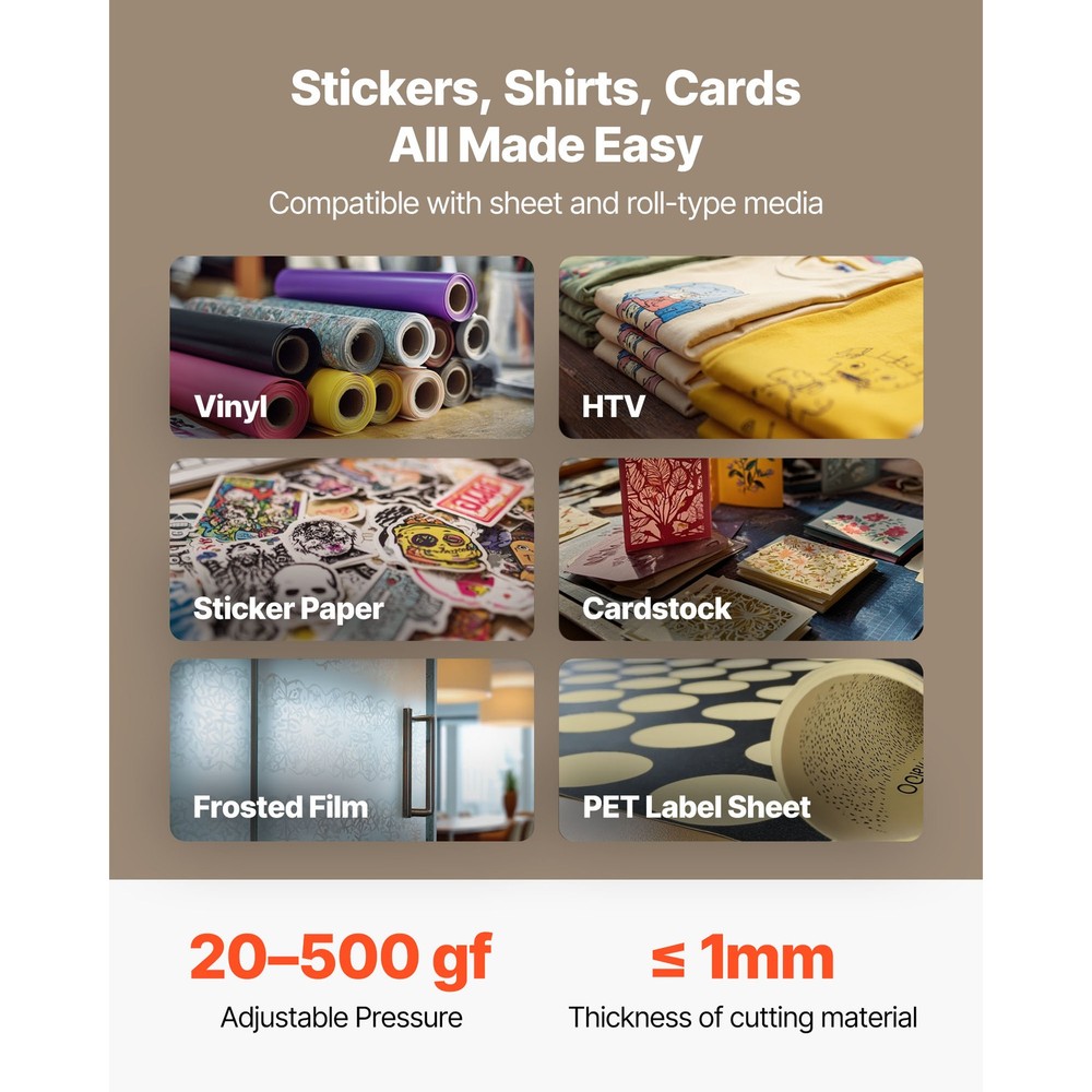 Uimoso 53-Inch Vinyl Cutter Machine and Plotter Printer Bundle with Feed Width