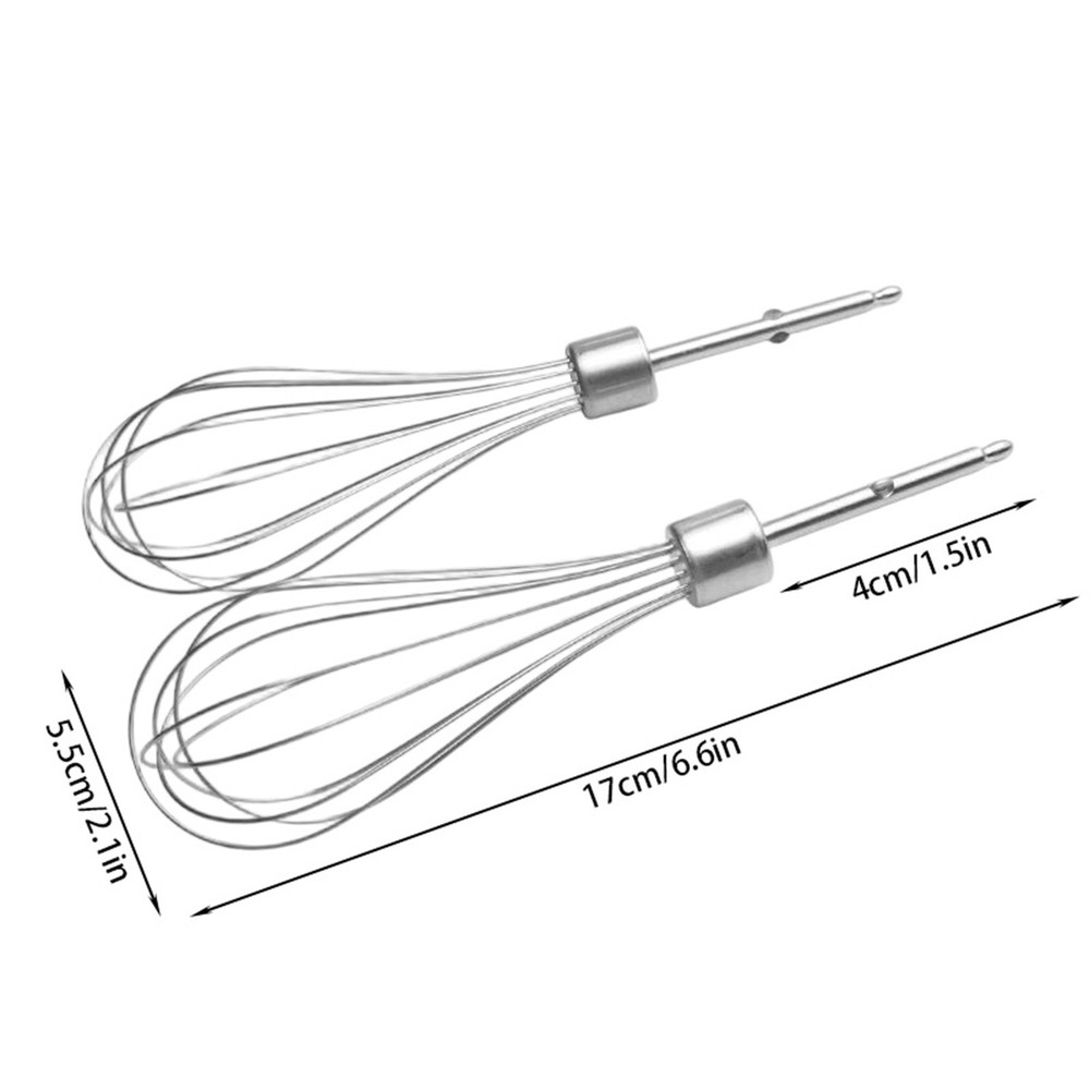 Handheld Mixer Egg Beater – Kitchen Attachment for Blender Stainless Steel