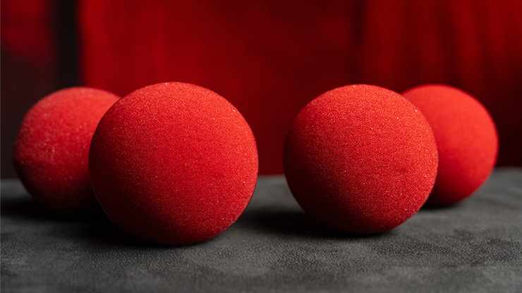 Magic Sponge Balls (2" / RED) by Murphy's Magic (Pack of 4)