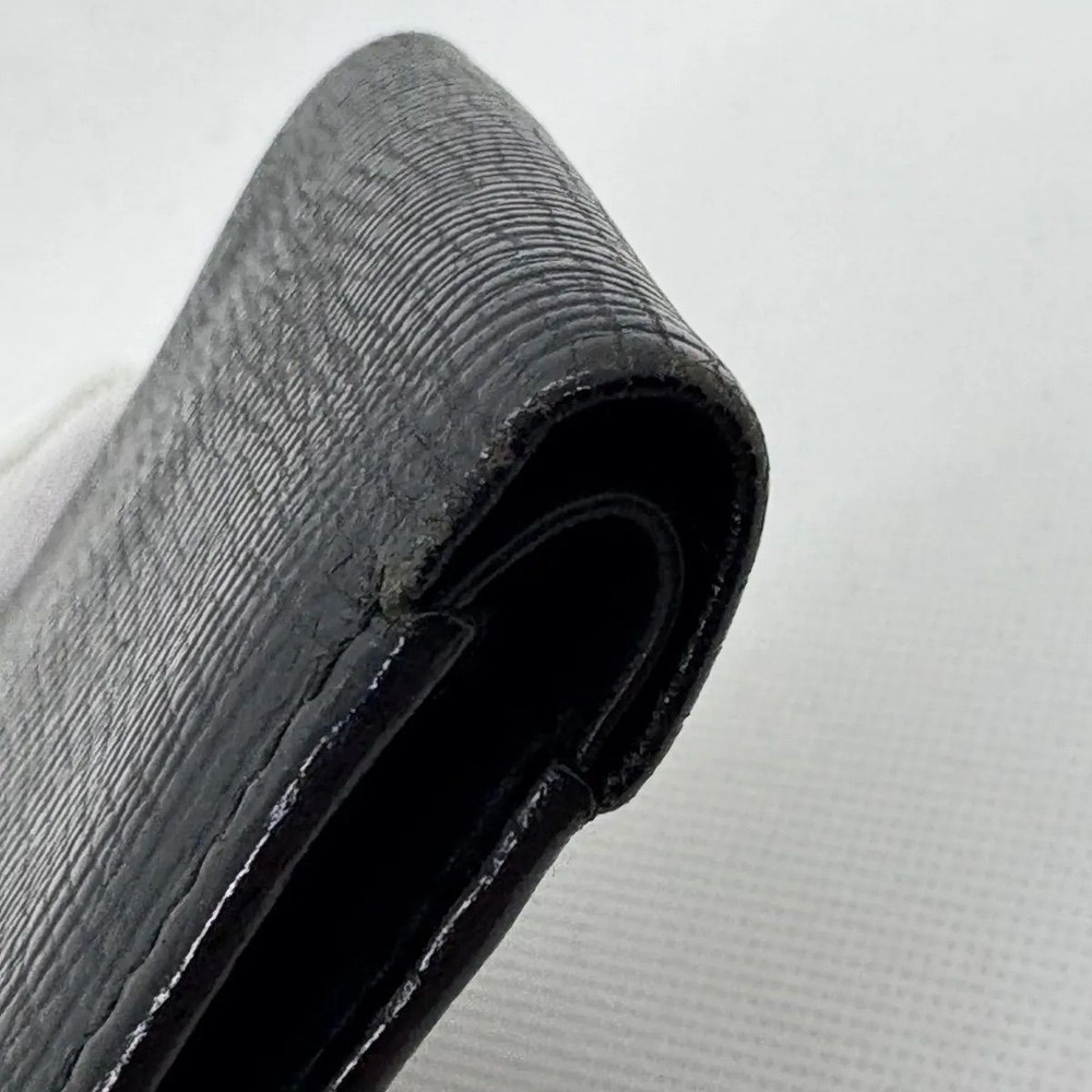 LOEWE Two-Fold Wallet Anagram Embossed Leather