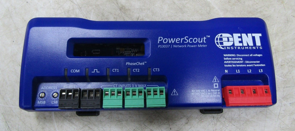 💥DENT INSTRUMENTS POWERSCOUT PS3037 NETWORK POWER METER