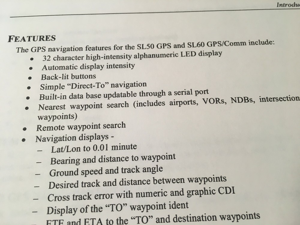 Apollo SL50 and SL60 GPS/Com Install Manual