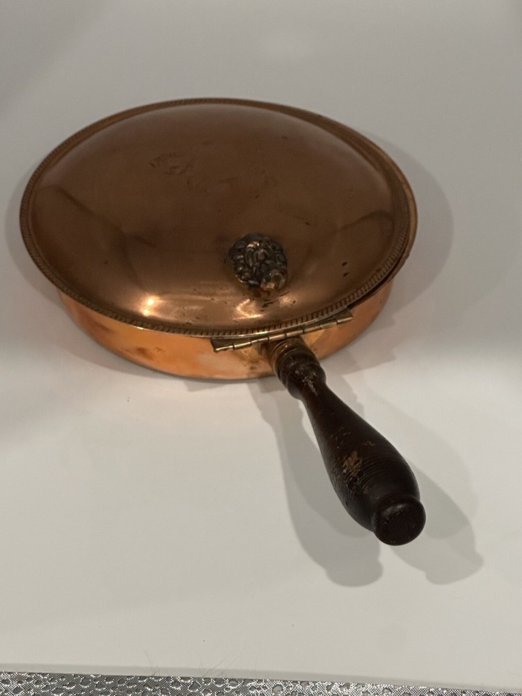 Vintage Copper Silent Butler by National Silver Co., E994