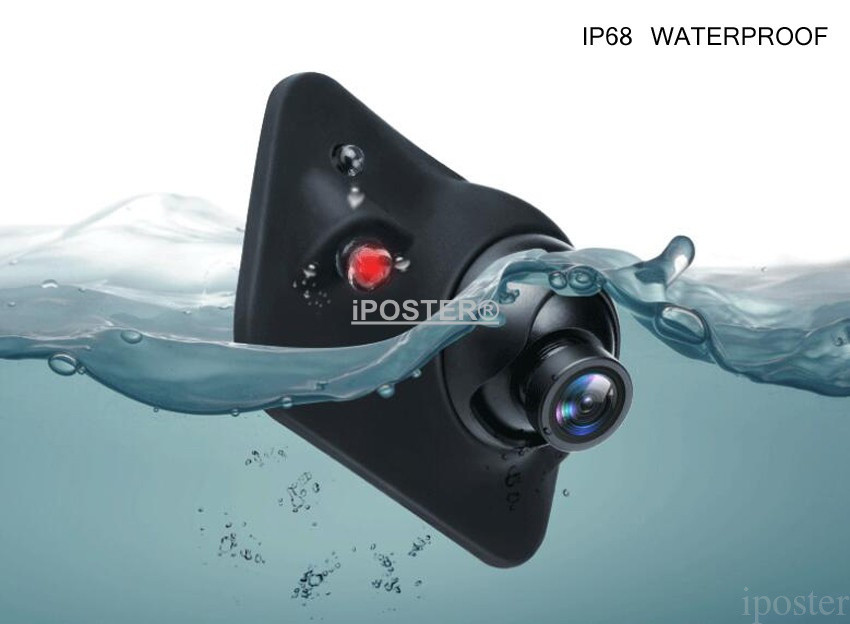 HD 170° CCD Car Front View Side View Blind Spot Camera Waterproof Night Vision