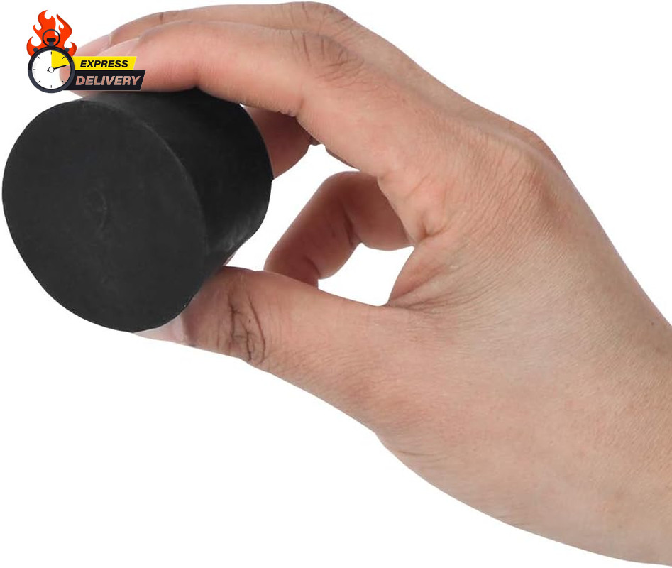 22-Pack (13 Assorted Sizes) 000# -10# Solid Rubber Stoppers