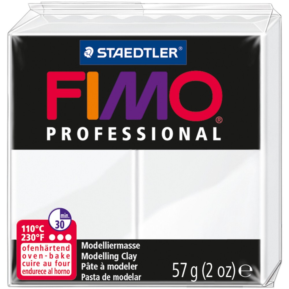 Fimo Professional Soft Polymer Clay 2oz White