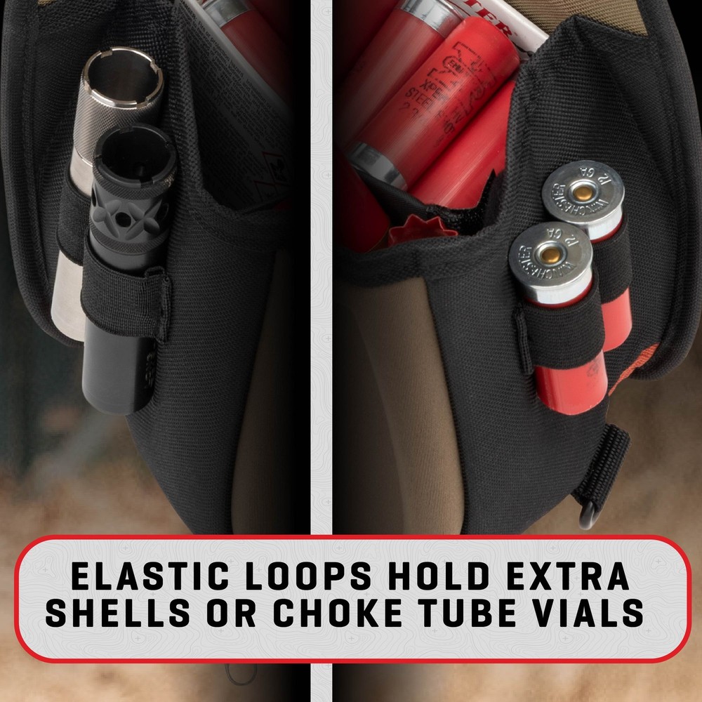 Allen Company Eliminator Basic Double Compartment Shooting Bag, Tan/Black