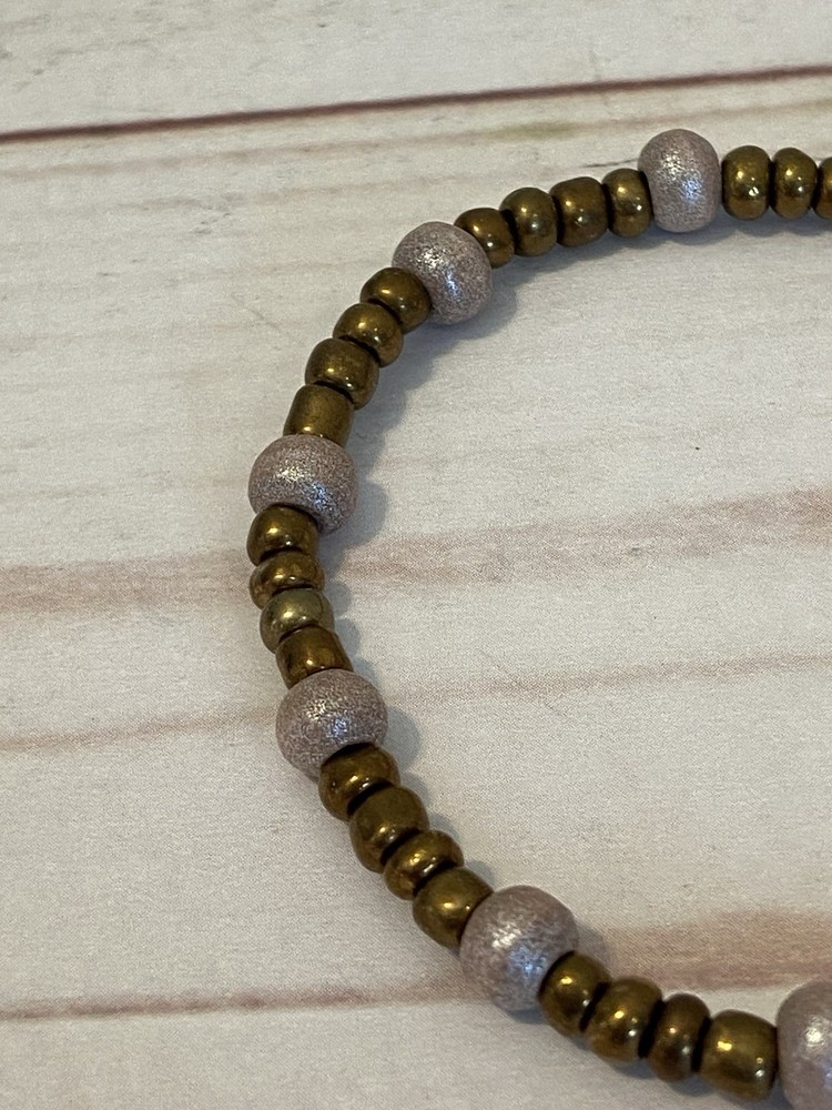 Copper Beaded Bracelet for Teens Handmade