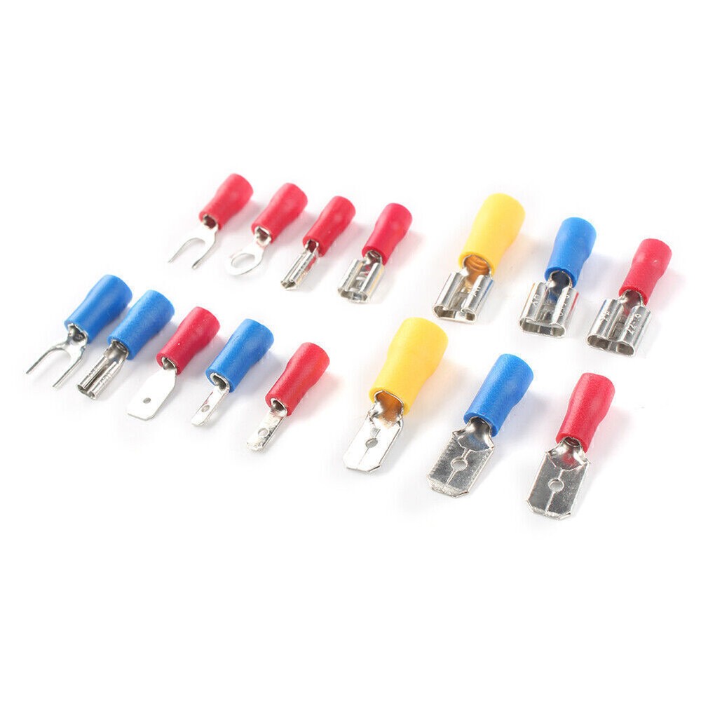 280 x Assorted Insulated Electrical Wire Terminal Crimp Connector Spade Kit Set