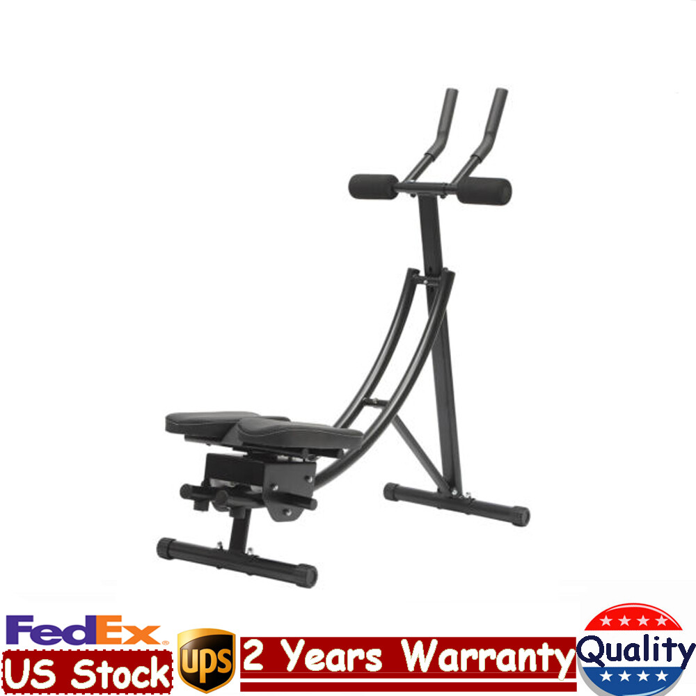 AB Machine Abdominal Workout Roller Slider Equipment Fitness Adjustable Training