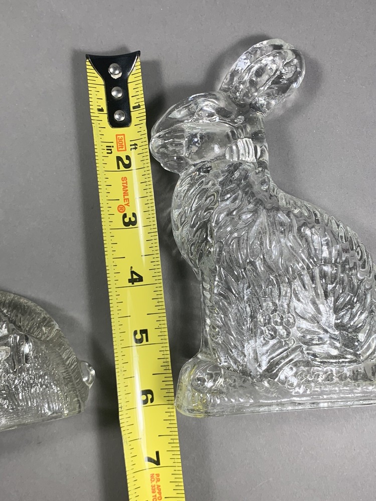 Vintage Easter Figural CANDY Container Chicken Nest Rabbits J.H. Millstein & Co.