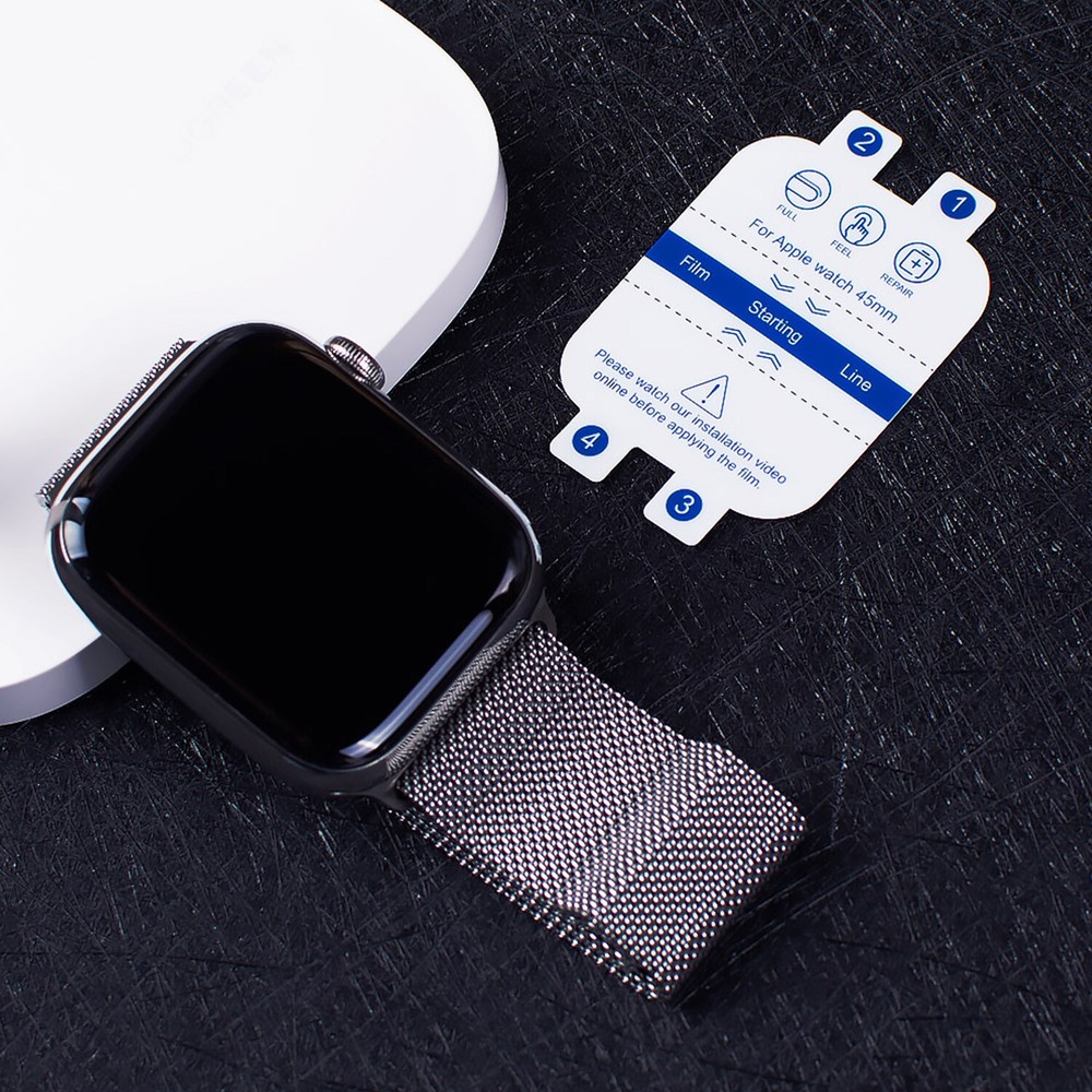 3-Pack HYDROGEL Screen Protector Transparent For Apple Watch Series 1-10