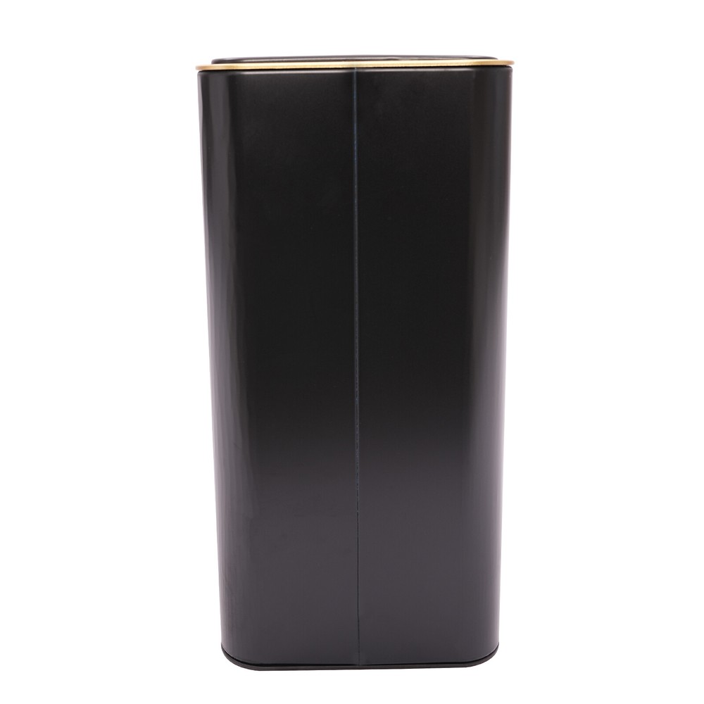 12L Bathroom Trash Can Carbon Steel Step On Kitchen Garbage Bin Step Trash Bin
