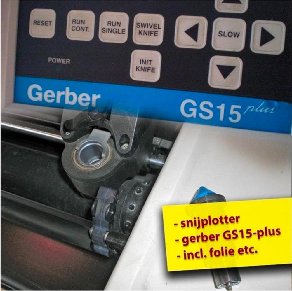 GERBER GS15 plotter pin feed (drive roll to be replaced)