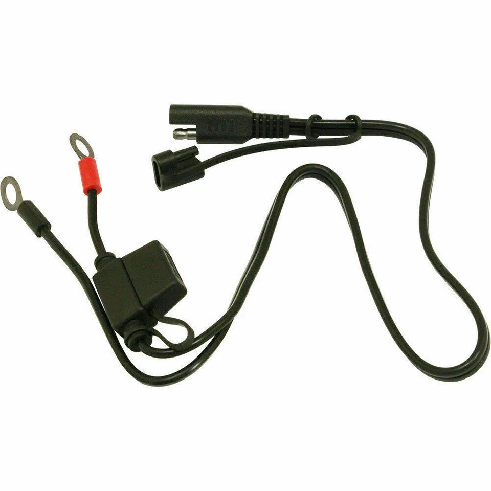 SAE 2Pin Ring Terminal Battery Cord Tender Cable Harness Wire Plug Quick Connect