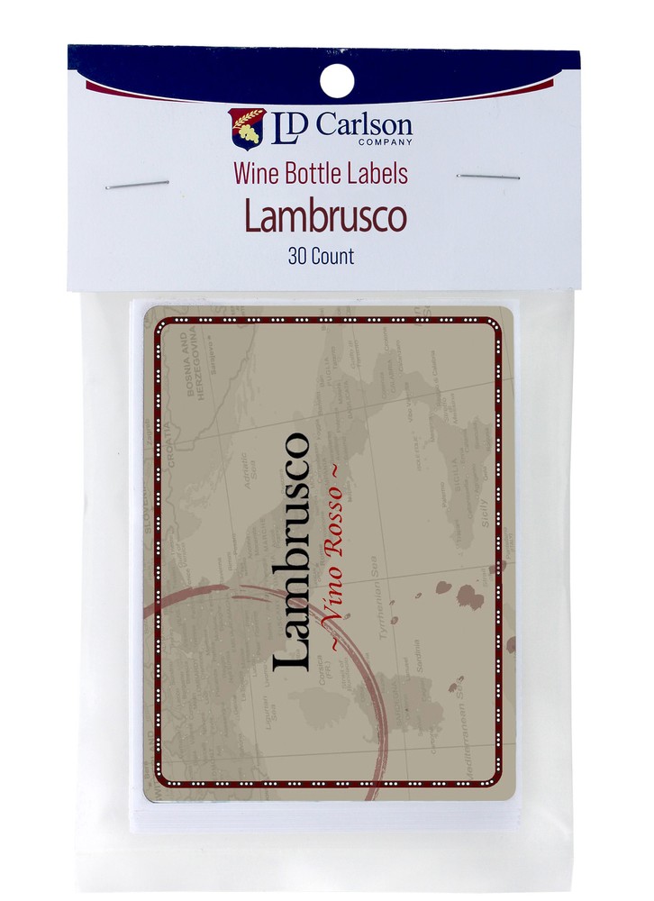 Lambrusco Wine Labels 30/Pack Varietal Collection