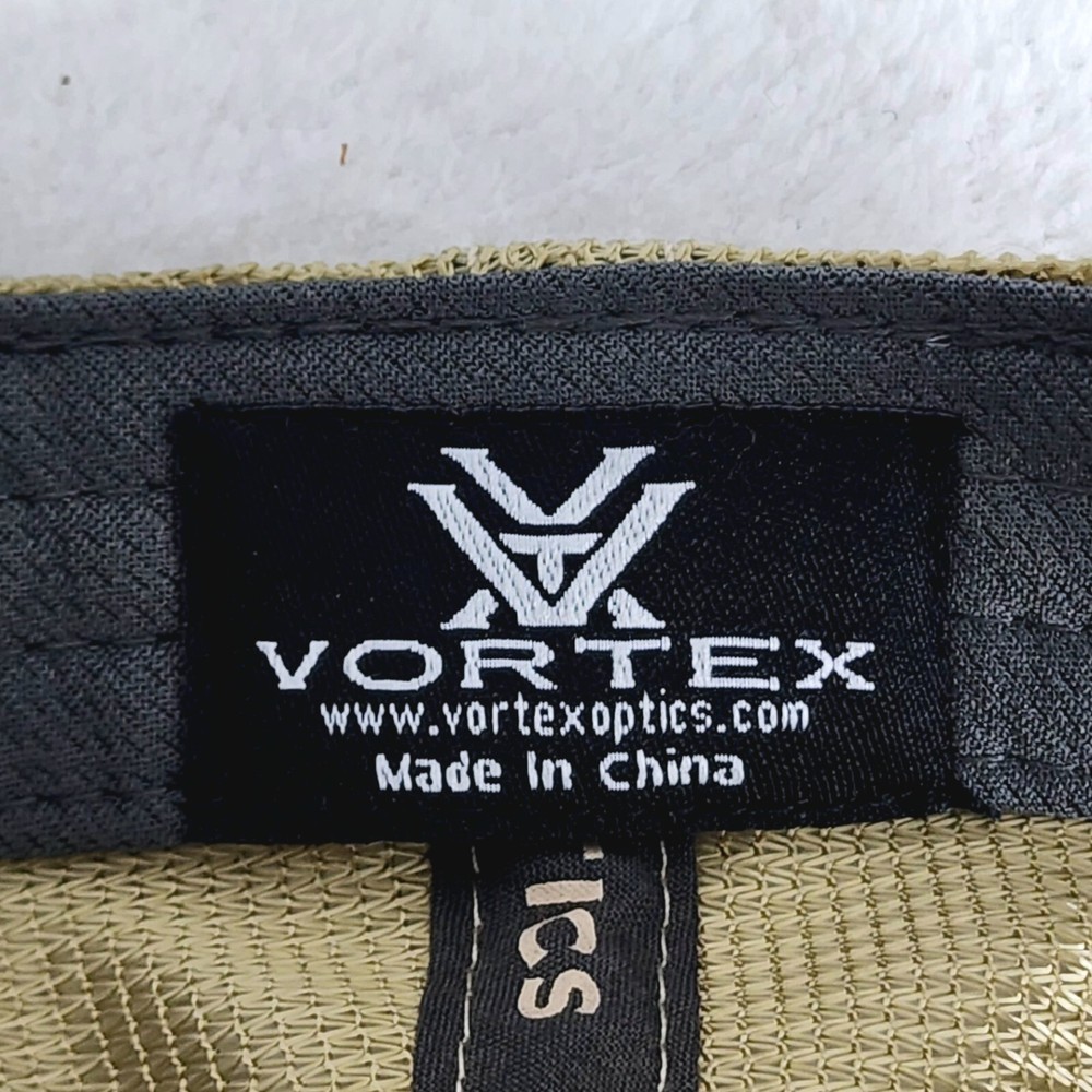 Vortex Optics Vortex Mule Deer Embroidered 6 Panel Gray/Gold Mesh Snapback Hat