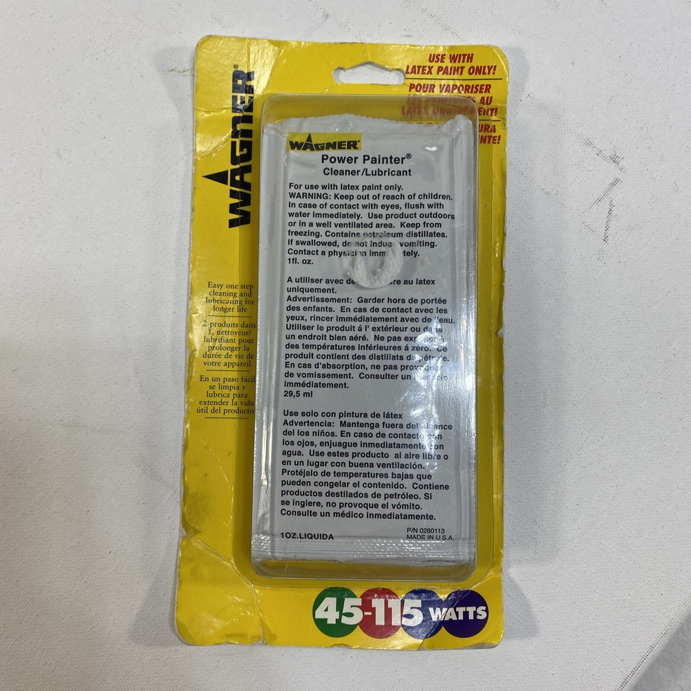 Wagner Power Painter Cleaner / Lubricant NEW