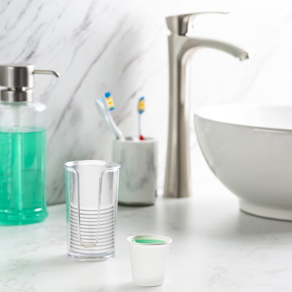 Versatile 3 oz. Disposable Bathroom Cups - 100 Pack, Eco-Friendly Solution
