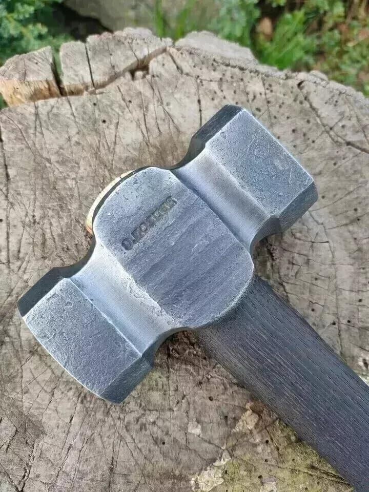 Blacksmith Hand 3 lb Hammer Made Tools. Damascus Tools. Custom made Blacksmith's