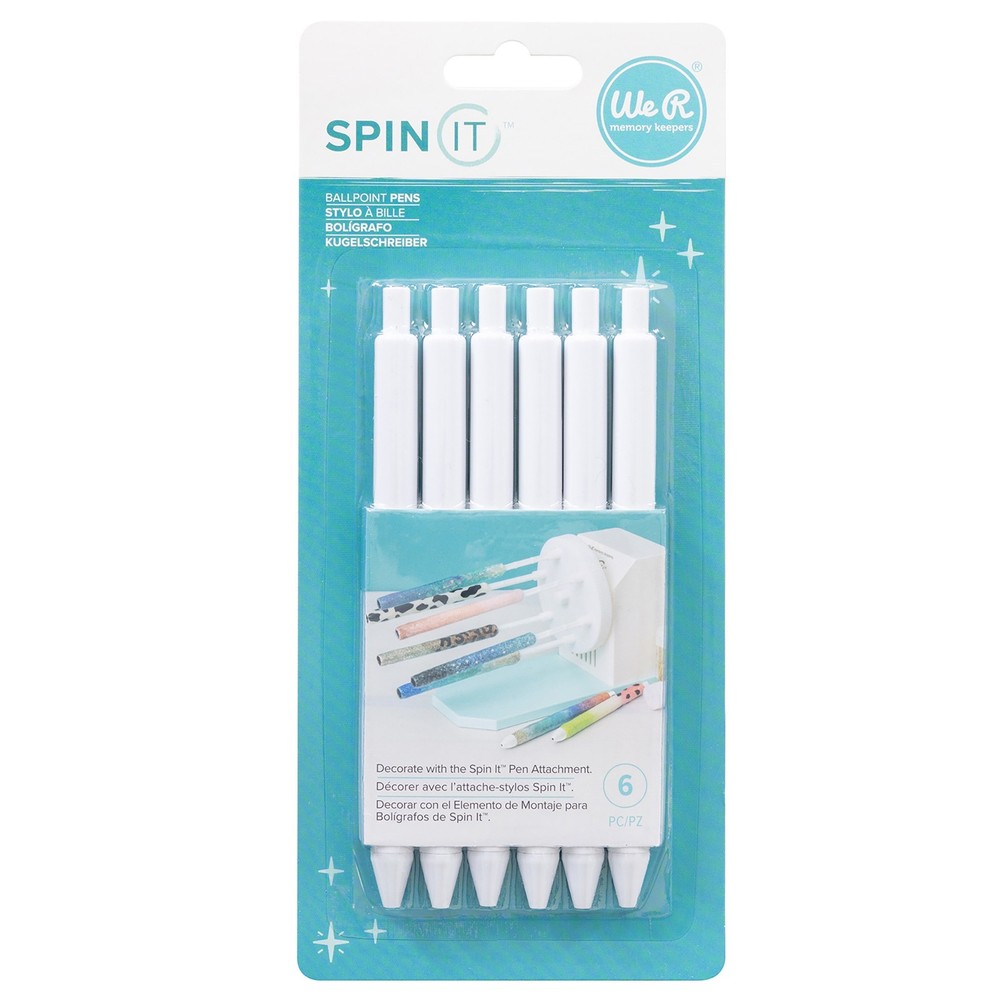 We R Spin It Pens 6/Pkg-Unfinished