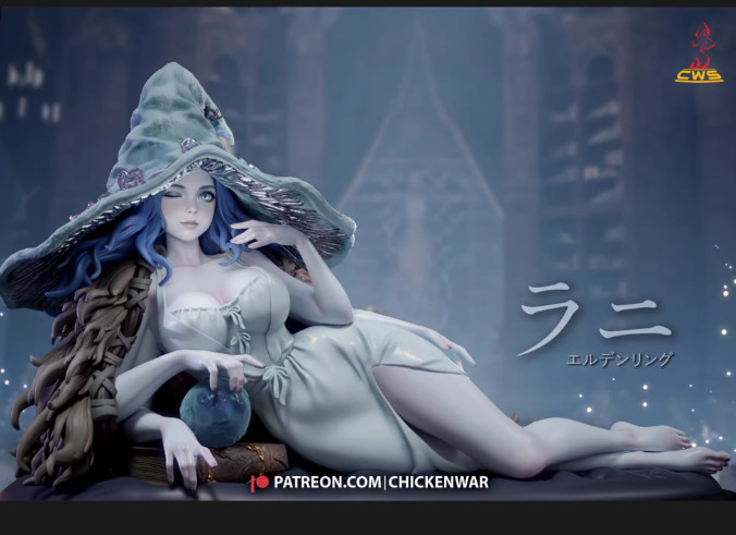 1/24 Resin Witch Lady Unassembled Unpainted 6703