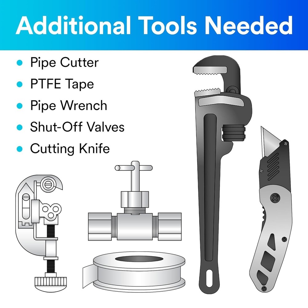 Aqua-Pure AP717 Inline Water Filter System Ice Make Refrigerator Kitchen 3m