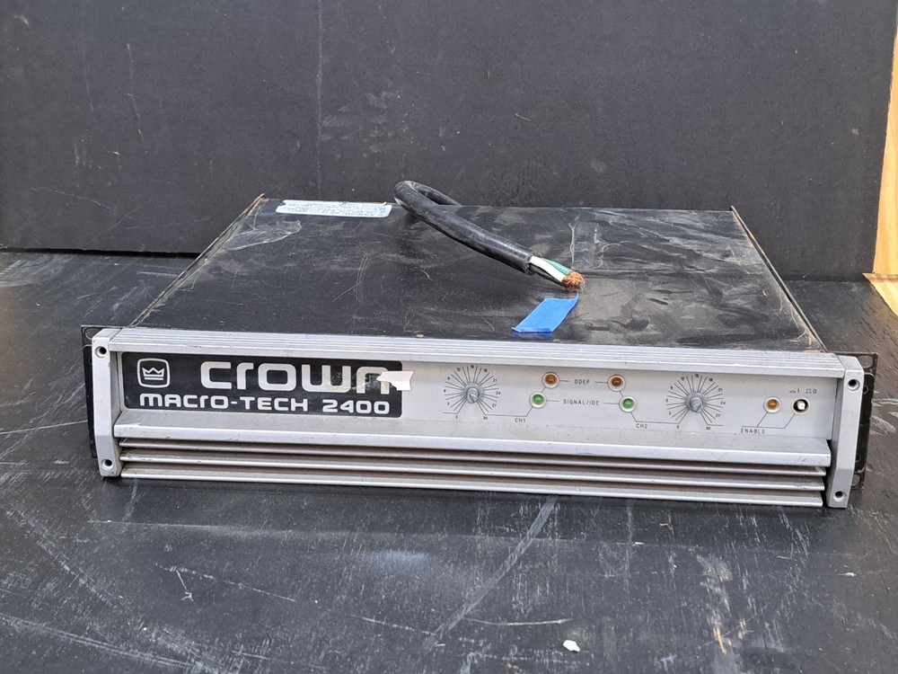 Crown Macro-Tech 2400 2-Channel Power Amplifier