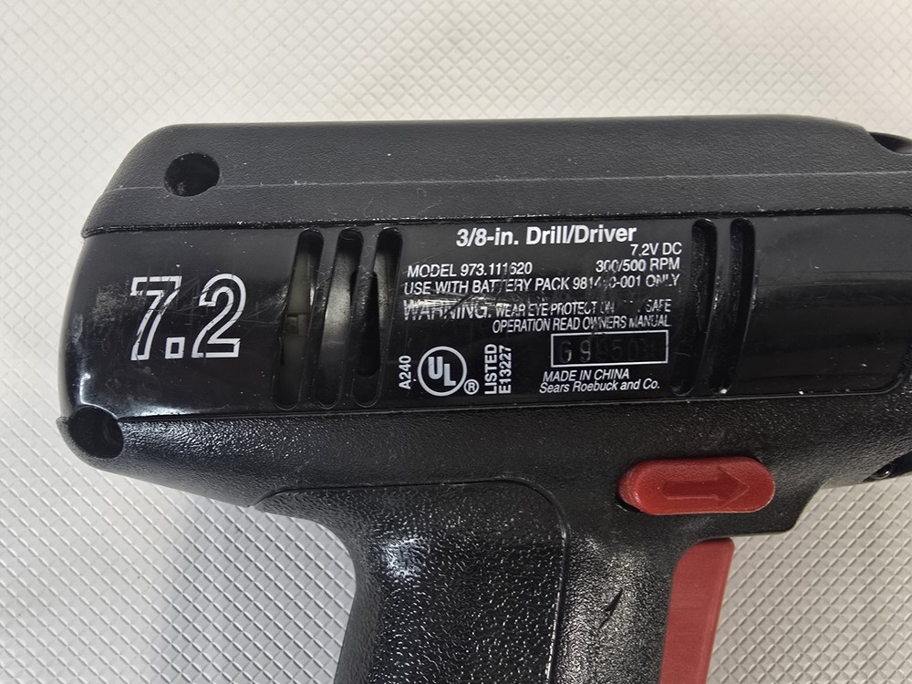 Craftsman 18V 3/8" 10mm VSR Cordless Drill Driver